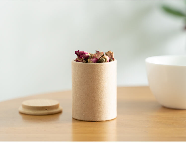 Tianhui Wholesale Mini Food Grade Kraft Paper Tubes for Tea Packaging Candy Chocolate Canister supplier