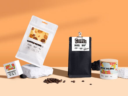 Solutions d'emballage de café : bidons composites, bidons carrés en métal, sachets debout