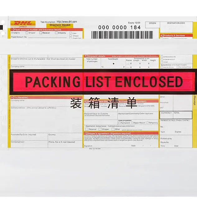 Durable Packing List Envelopes from TY Mailers