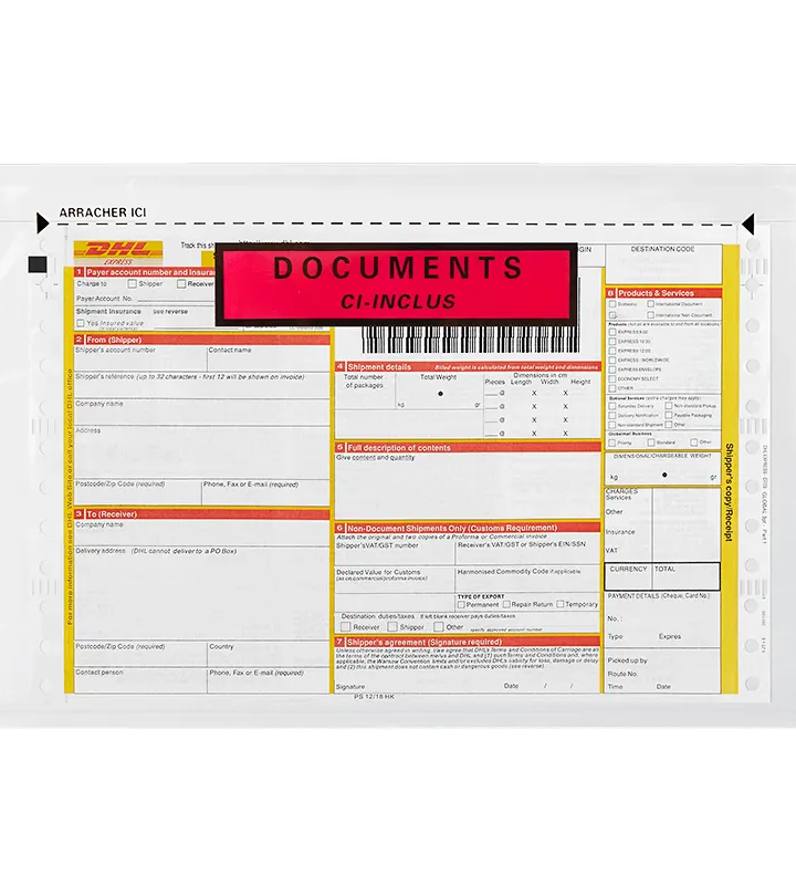 TY Mailers Packing List Envelopes: Secure Document Delivery