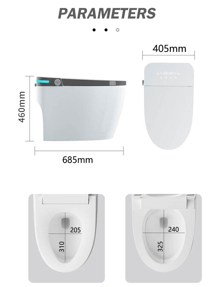 New Design Ceramic Motion Sensor Intelligent WC Inodoro Sanitary Ware Automatic Bathroom Smart Toilet Bidet manufacture