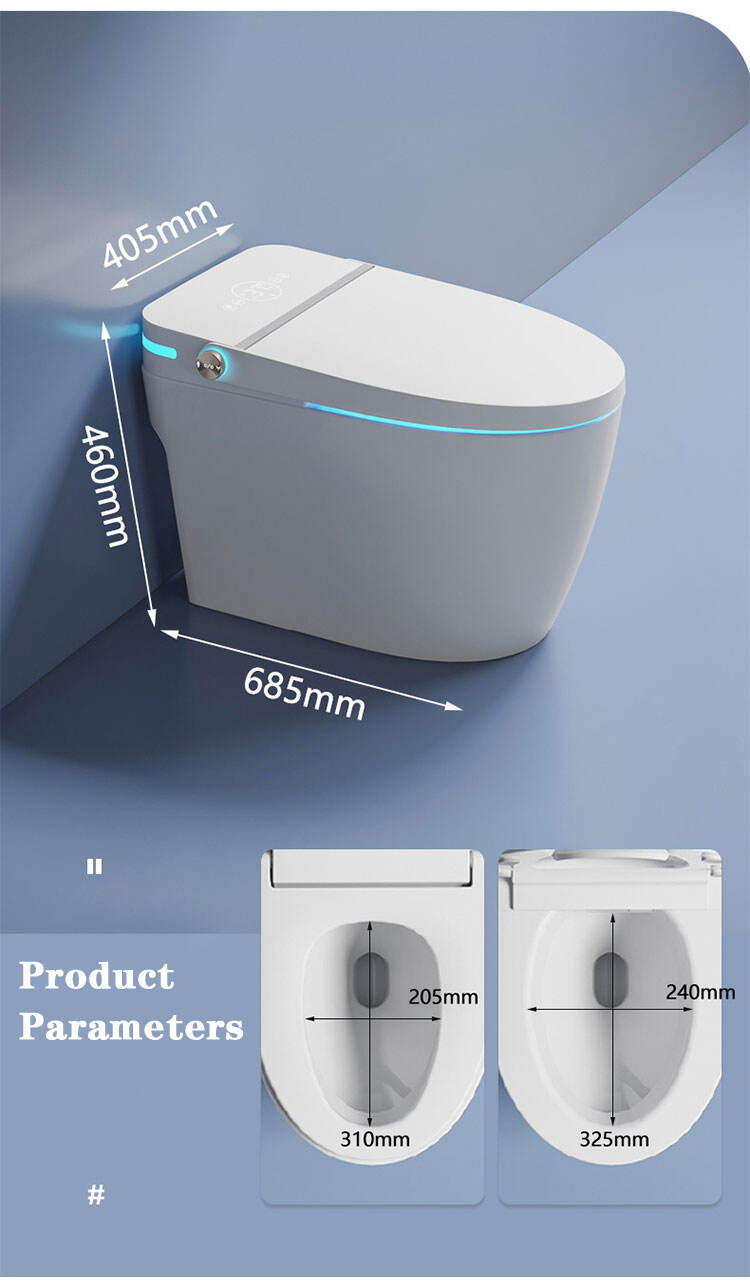 Touchless Intelligent Closestool Modern Ceramic WC Toilet Set Auto Flush Smart Toilet Bowl For Bathroom details