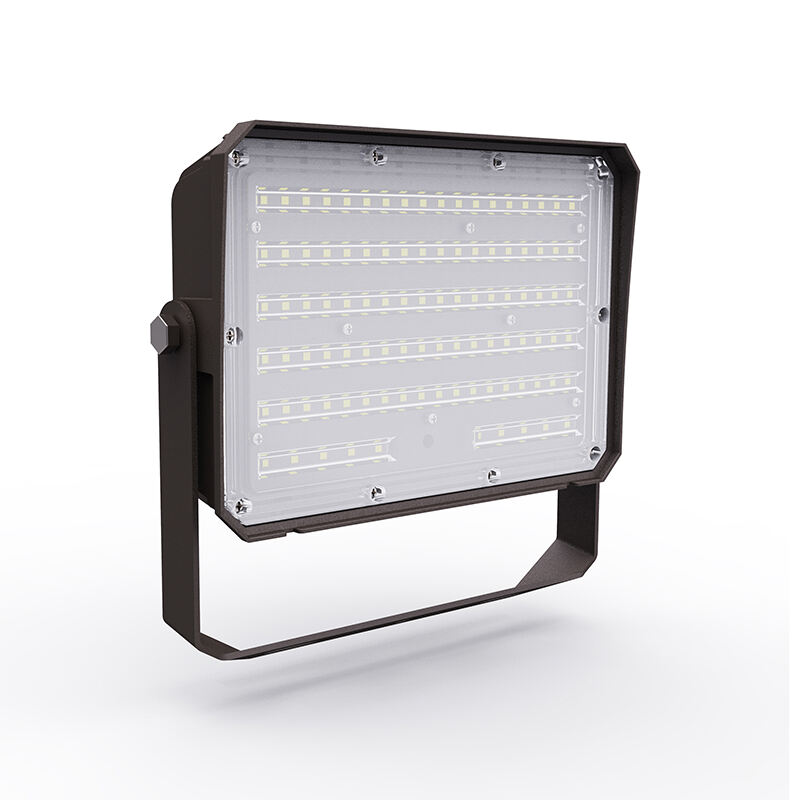 80W 100W LED Flood Light with Photocell Yoke Bracket