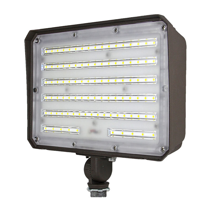 80W 100W LED Flood Light na may Photocell Yoke Bracket