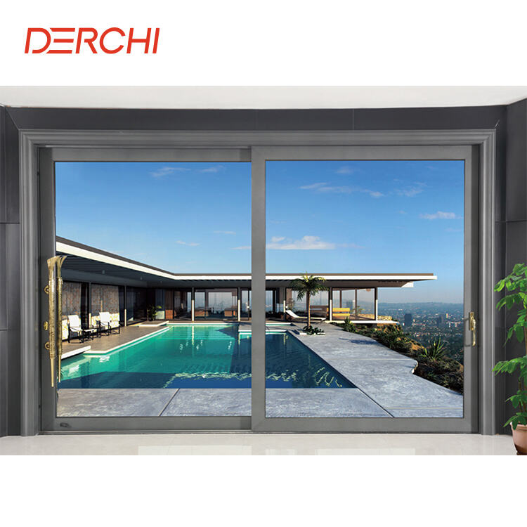 Security of Aluminum Frame Glass Door