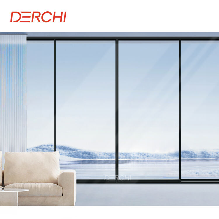 Q9 Series Large View Ultra Slim Frame Aluminum Sliding Door