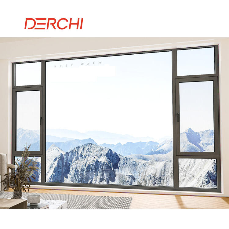 77 Series Soundproof Thermal Break Aluminum Casement Window