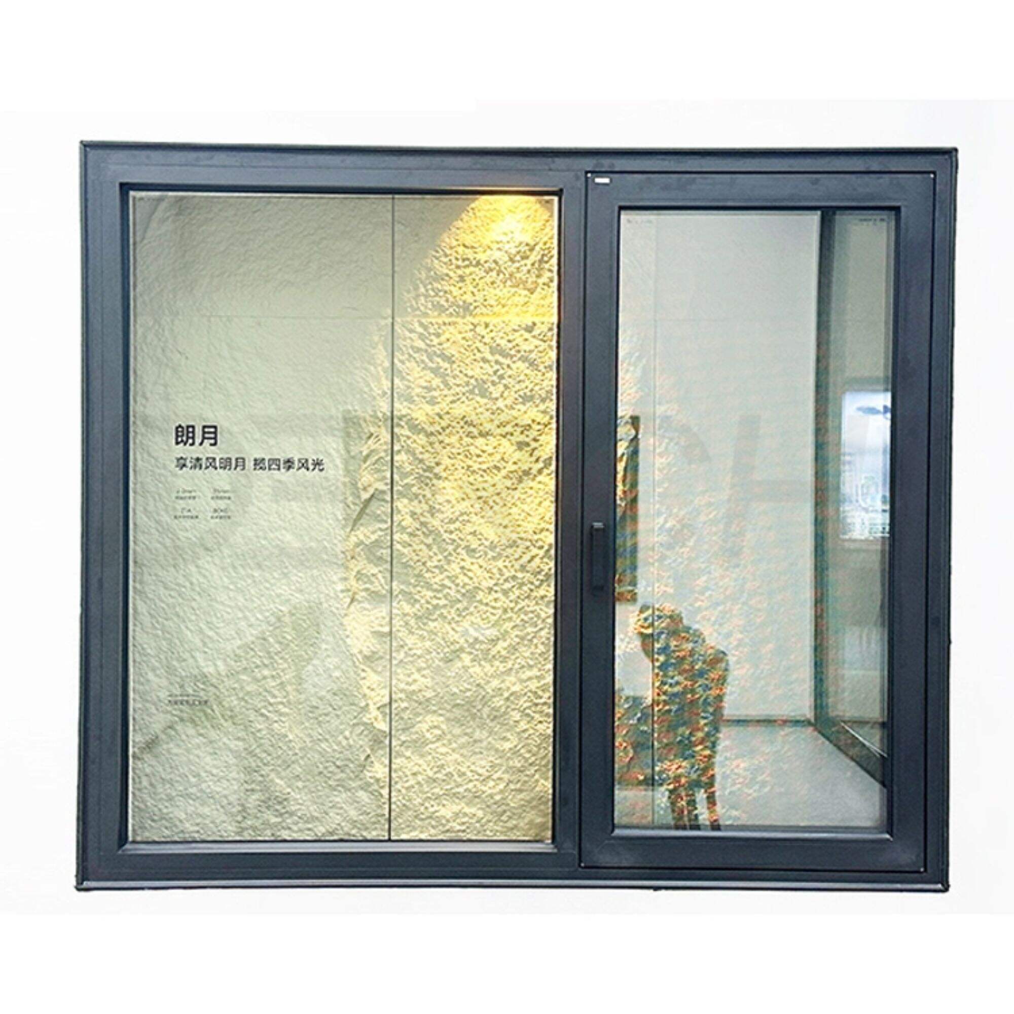 E5N Series Energy Saving Sound Insulation Thermal Break Aluminum Casement Window for house villa