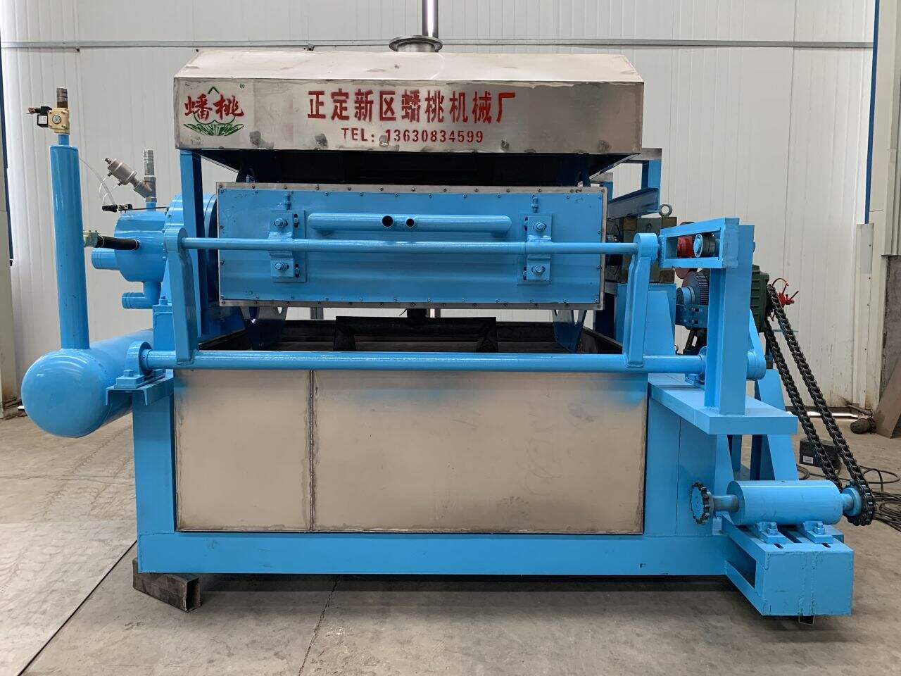 Safe and Convenient Egg Tray Drying Tunnel for Modern Farms