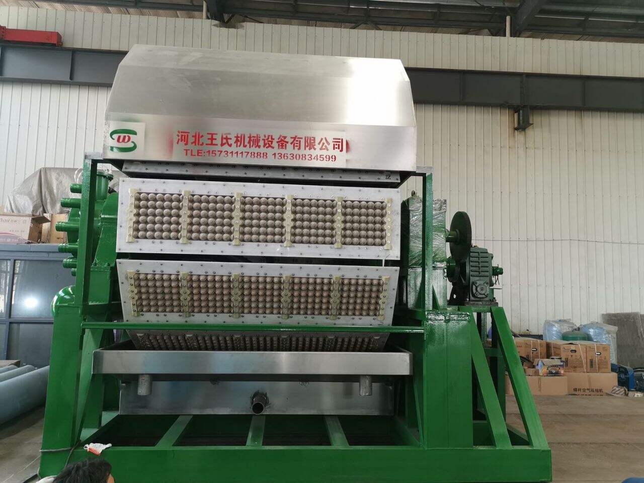 The eco-friendly egg tray machine is designed to be user-friendly, ensuring worker safety and reducing machine downtime.