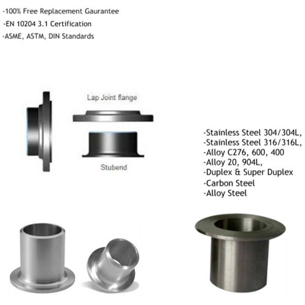 Stainless steel Stub End 316Ti fittings  details