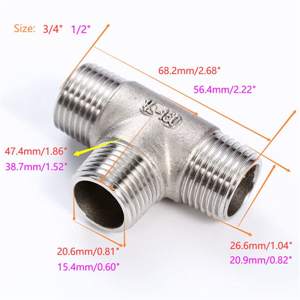 How to Use The Threaded Tee Fitting?