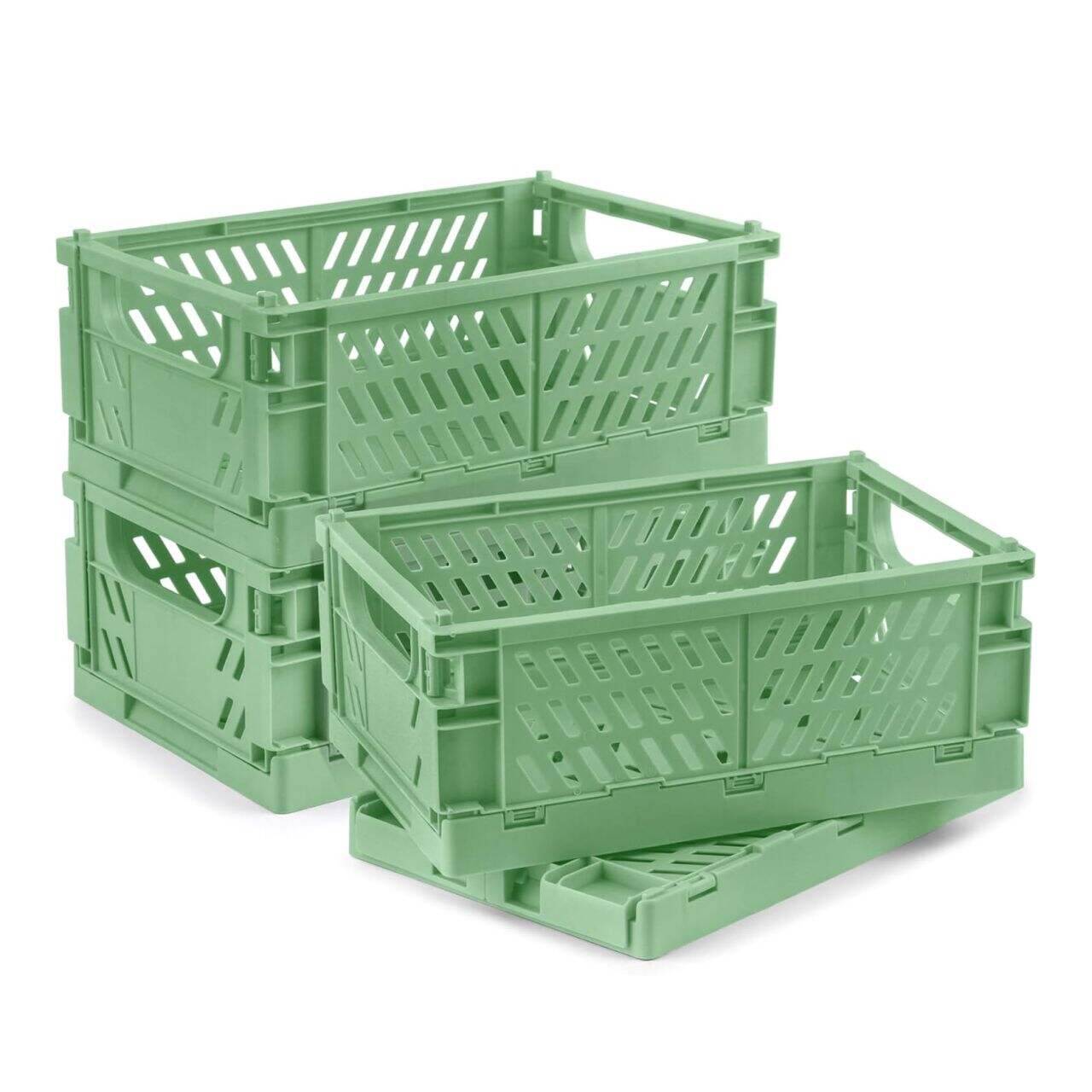 Durability Meets Convenience with Stackable Foldable Crates