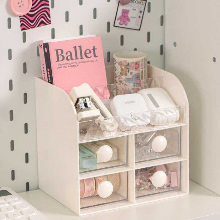 Conquer Clutter with a Convenient Desktop Drawer Organizer