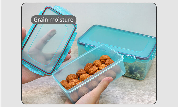 ITEM NO.327q Factory 4 Piece Rectangle Plastic Microwave Safe Airtight Leakproof Food Containers Box Set for Food Preservation supplier