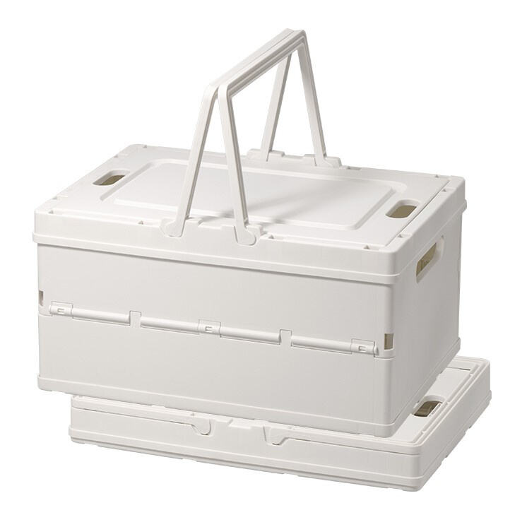 Effortlessly Store and Move with Collapsible Plastic Bins