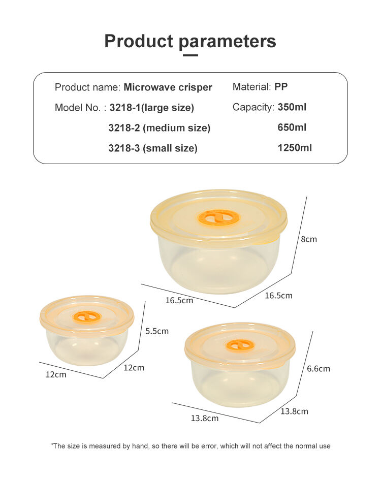 ITEM NO.3218 Factory 3 Piece Set Round PP Microwave Safe Food Storage Box Container Clear Airtight Eco Friendly Plastic Kitchen Organizer manufacture