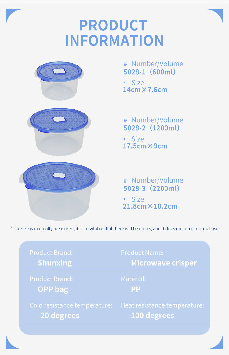 ITEM NO.5028 Set 3 Piece Bpa Free Portable Airtight Round Plastic Food Storage Container Microwavable Keeping Fresh Box Set manufacture