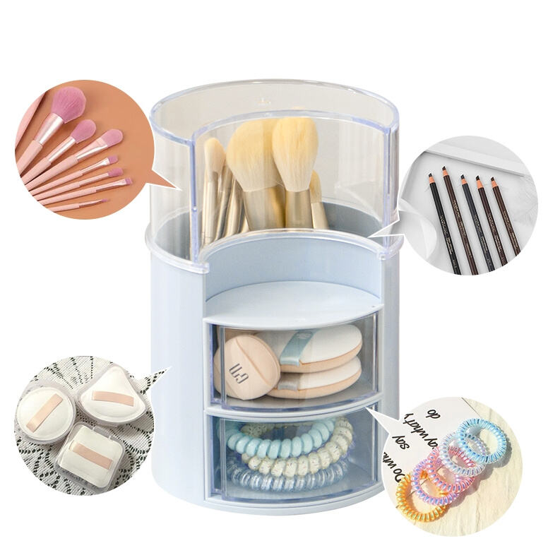 Revolutionize Your Skincare Game with a Rotating Holder for Easy Access and Storage