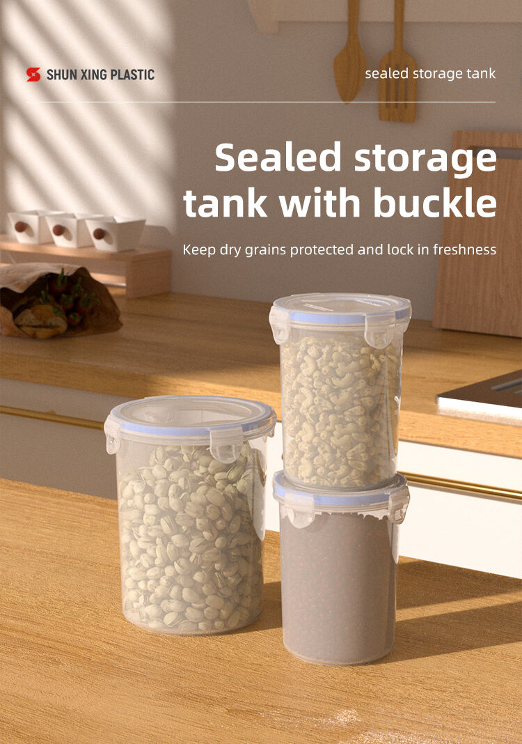 ITEM NO.3225/3226 Wholesale 700ml/1600ml Airtight Stackable Sealed Food Containers Plastic Organizer Food Storage Tank Bins Storage Container Set manufacture