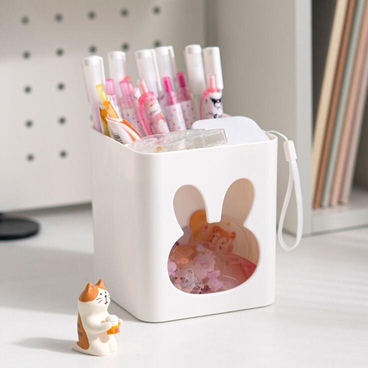 Keep pencils, markers, and crayons within reach with this handy holder.