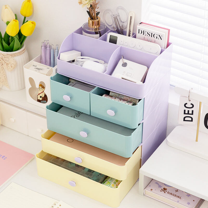 Maximize Space with Compact Desktop Storage Drawers