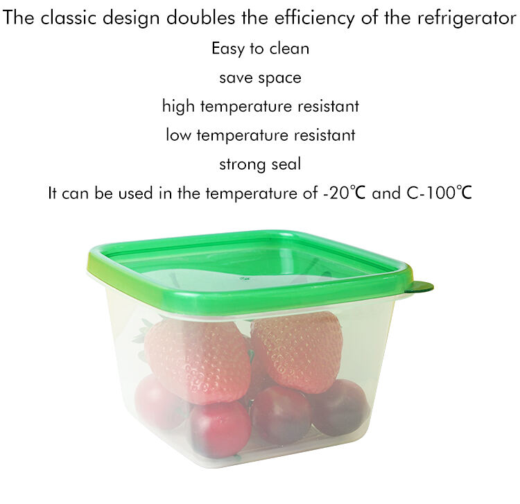 ITEM NO.008 Factory 380ml Microwave Safe Eco Friendly Round Airtight Plastic Food Crisper Storage Container for Home Kitchen Organization details