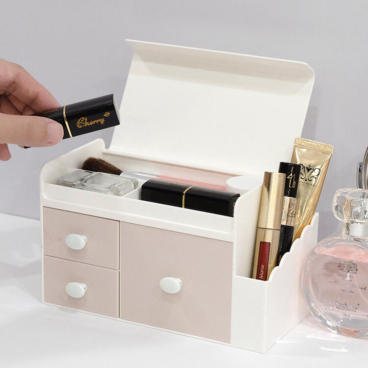 Store your beauty essentials in style with a cosmetic organizer