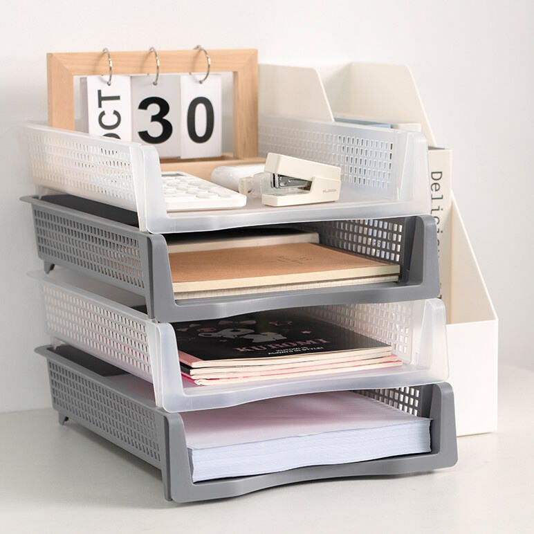 Säg farväl till kladdiga skrivbord med en praktisk dokumentlåda