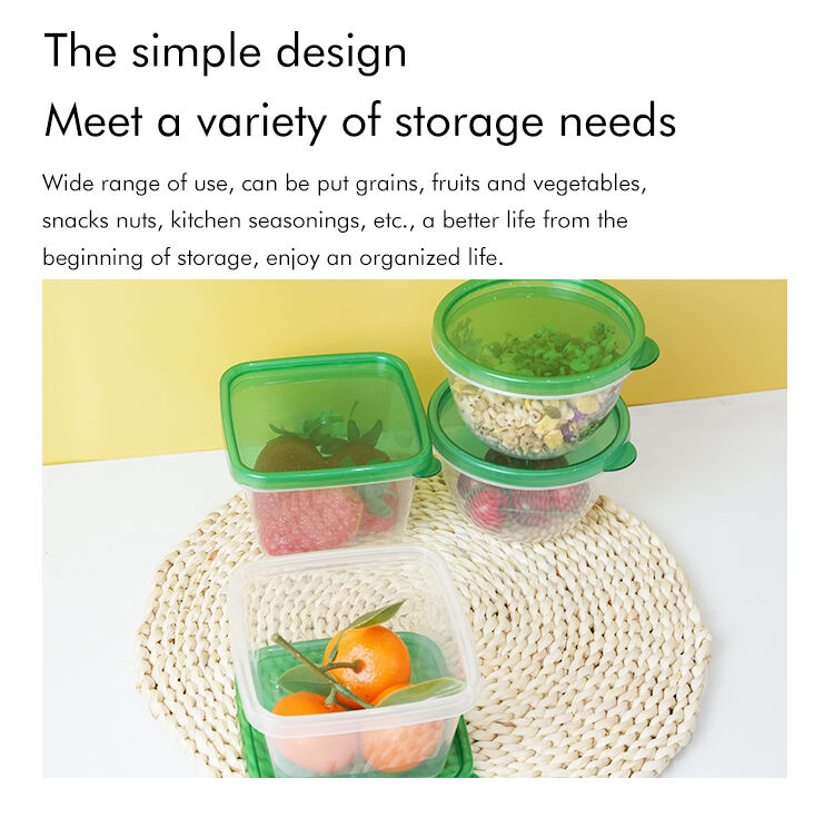 ITEM NO.008 Factory 380ml Microwave Safe Eco Friendly Round Airtight Plastic Food Crisper Storage Container for Home Kitchen Organization factory