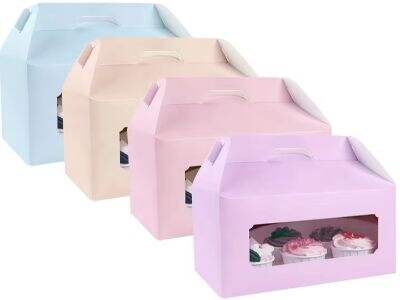 Best Quality with Cheap Price Customizable Cake Box with Window and Handle