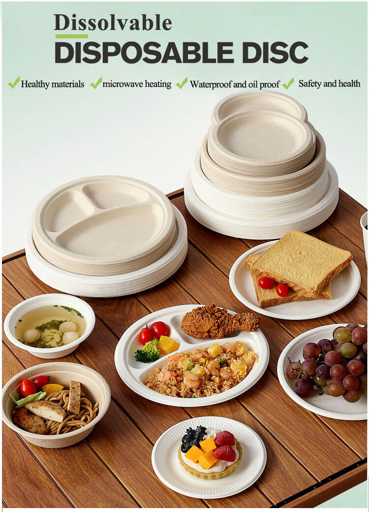 Eco-Friendly Disposable Biodegradable Paper Oval Plates for Food or Fruit factory