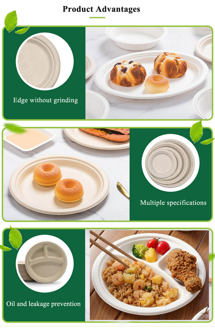 Eco-Friendly Disposable Biodegradable Paper Oval Plates for Food or Fruit manufacture