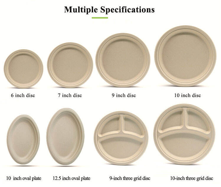 Eco-Friendly Disposable Biodegradable Paper Oval Plates for Food or Fruit supplier