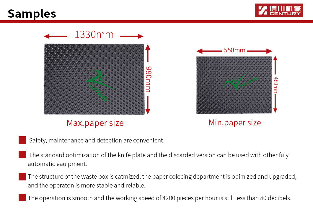 automatic flatbed die cutting machine MWZ1300N2 perforating machine cutting machine craft buddy Suitable for all kinds of paper factory