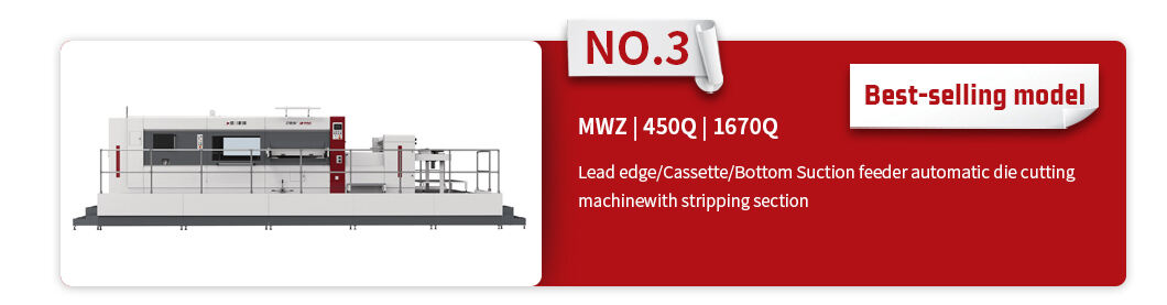 flat bed die cutting machine MWB2100 Semi-automatic die cutting machine with stripping section and box cutting machine supplier