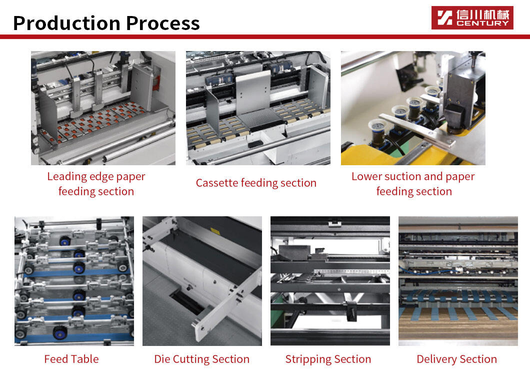 New MWZ1650G Left and Right Hand Die Cutting Machine automatic box paper chipor corrugated box die cut machine details