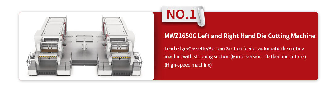 flat bed die cutting machine MWB2100 Semi-automatic die cutting machine with stripping section and box cutting machine details