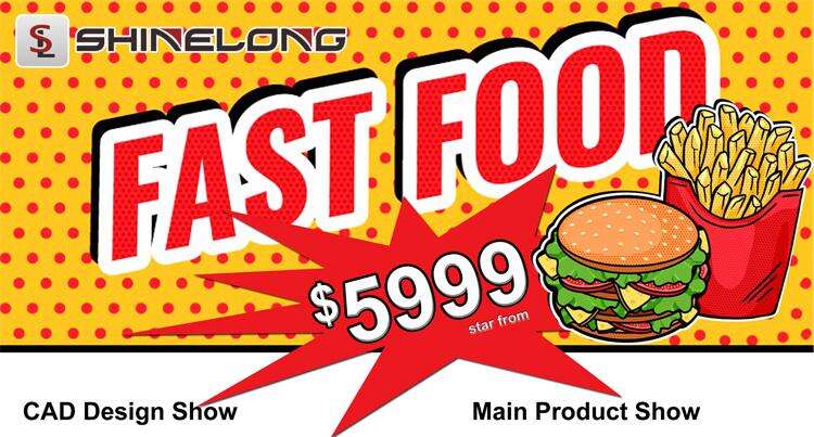 A NEW FAST FOOD RESTAURANT KITCHEN SOLUTION START FROM 99 BY SHINELONG