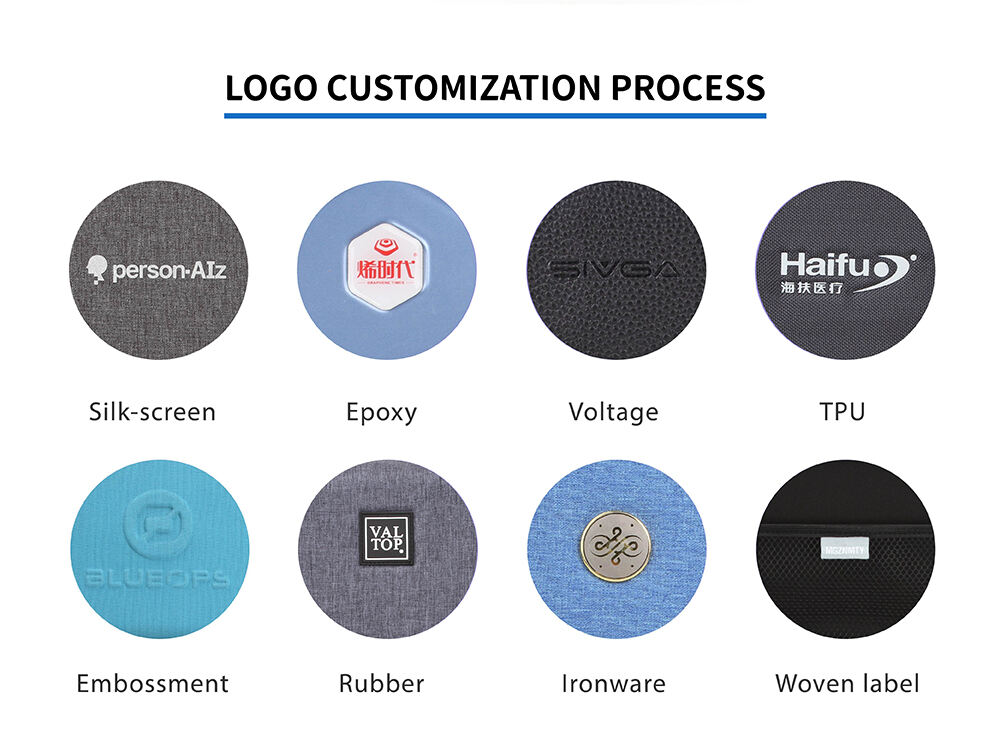 What are the printing techniques for logos