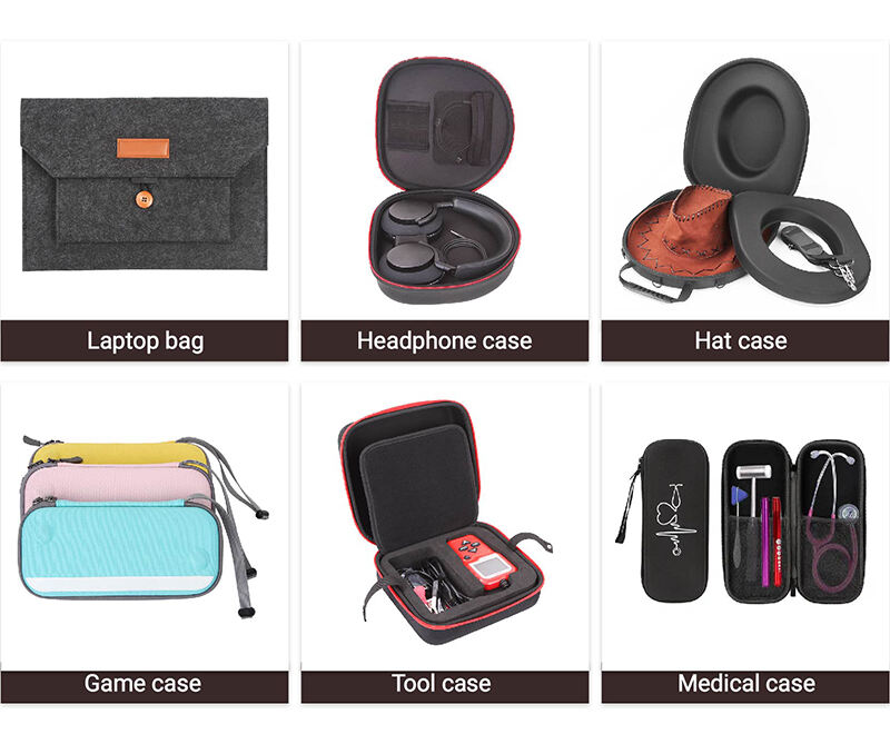 product durable eva hard shell case with foam custom design  eva tool case with zipper waterproof hard storage eva foam case-8