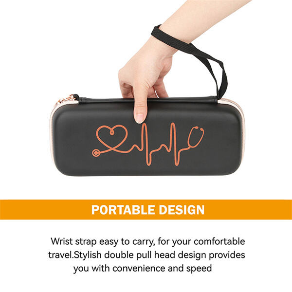 의료 기기의 바다에서 돋보이세요 귀여운 핑크색 스테토스코프 케이스와 함께