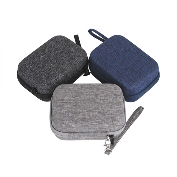 Travel worry-free with an impact-resistant EVA case for your electronics.