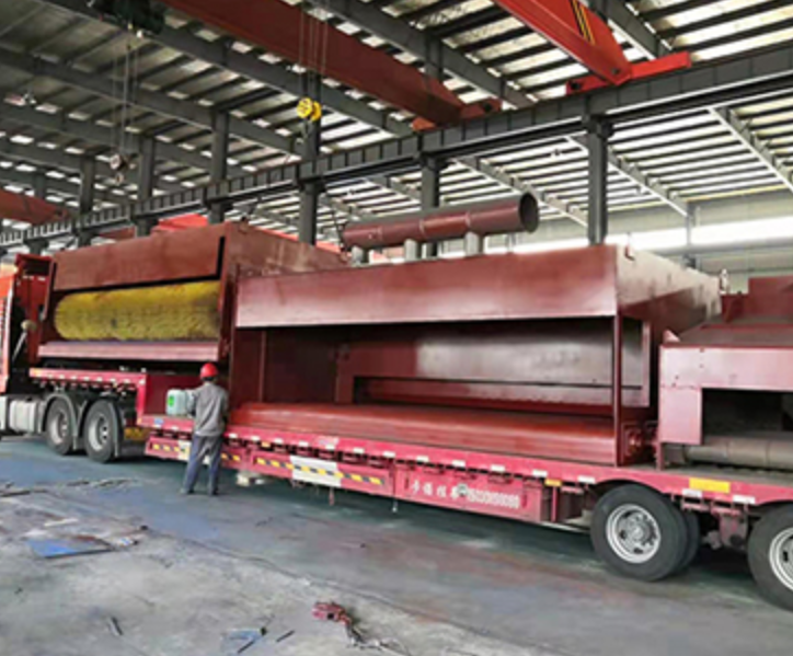 4.5m steel plate line shipped