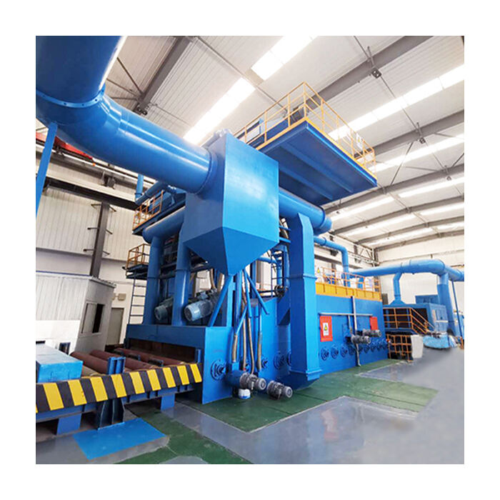 Cheap Integrated Steel Beam Industry Abrasive H Beam Type Shot Blasting Machine For Wire factory