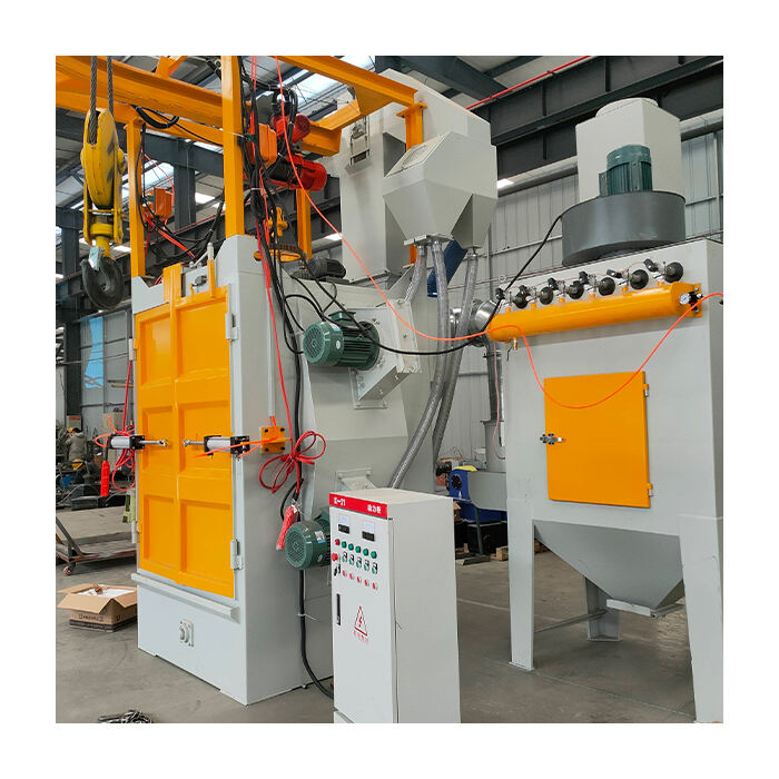 Cheap Vertical Shot Blasting Machine Stainless Steel Hanger Type Shot Blasting Machine For Cleaning Metal supplier