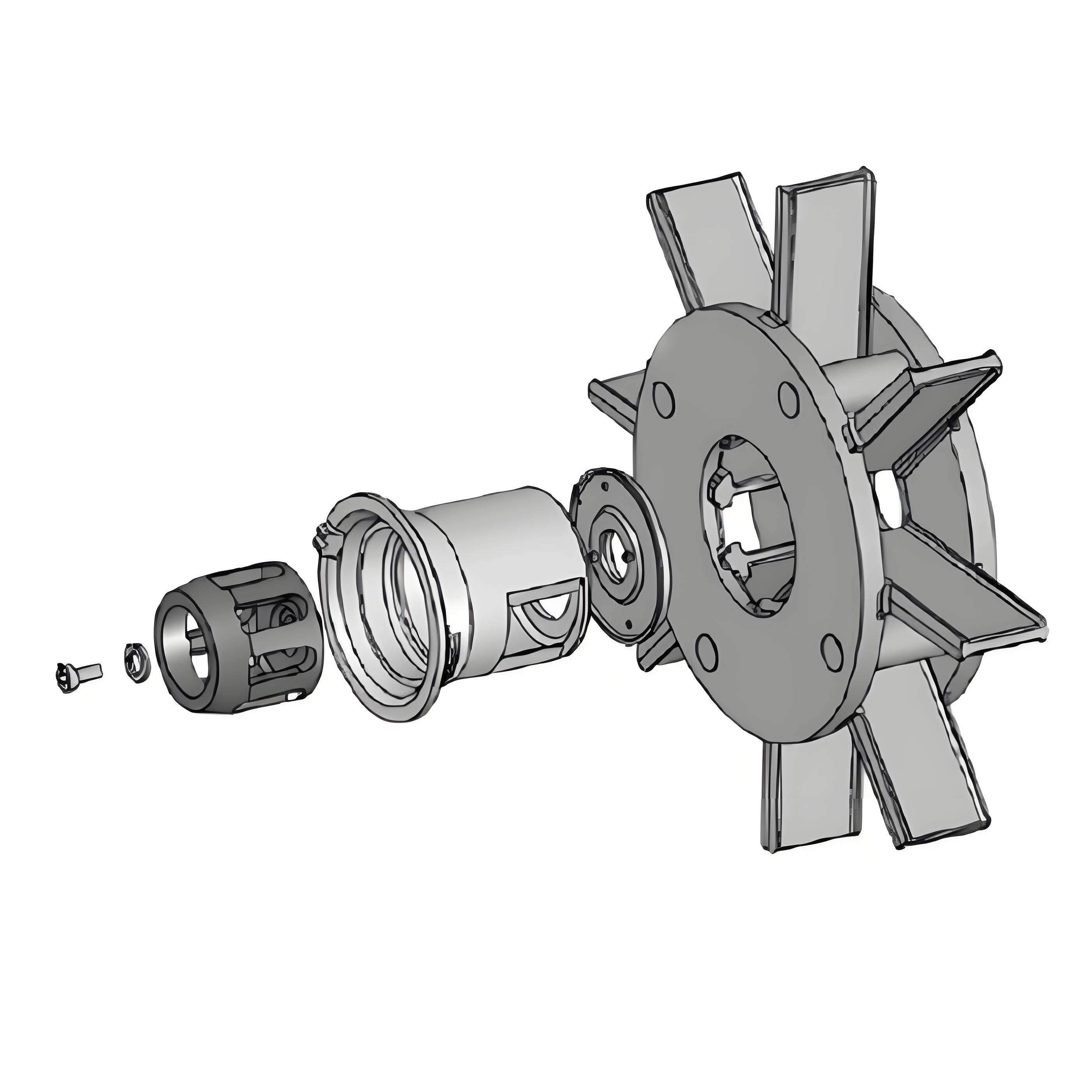 High Performance Wheel Blaster Turbine Appropriative Used In Shot Blasting Machines manufacture