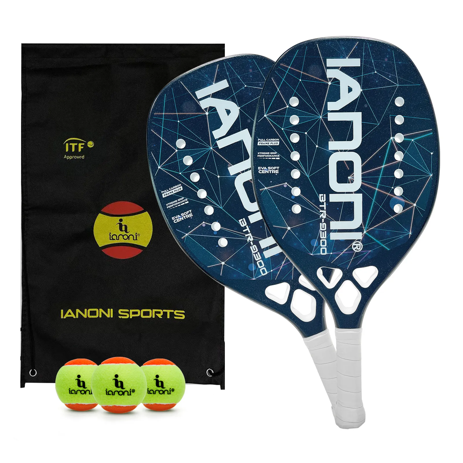 What is a beach tennis set?