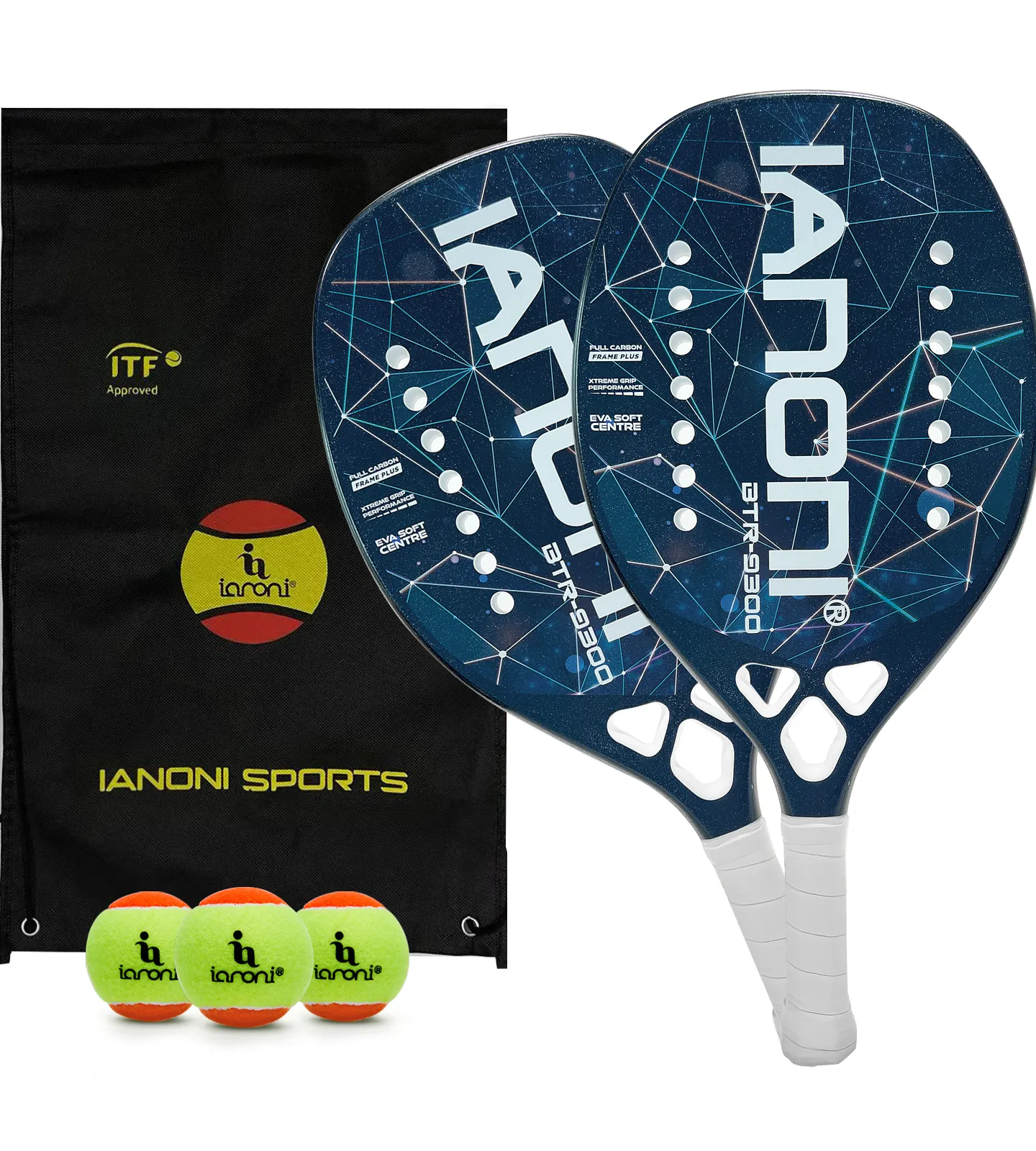 Beach Tennis Racket and Ball Set - Caston Sports