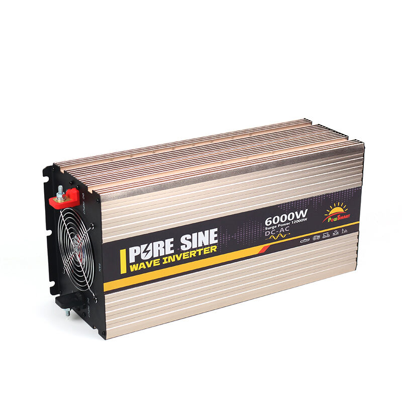 Powsmart-6000W DC 12V 24V 48V AC 110V 220V Inversor de Potência  